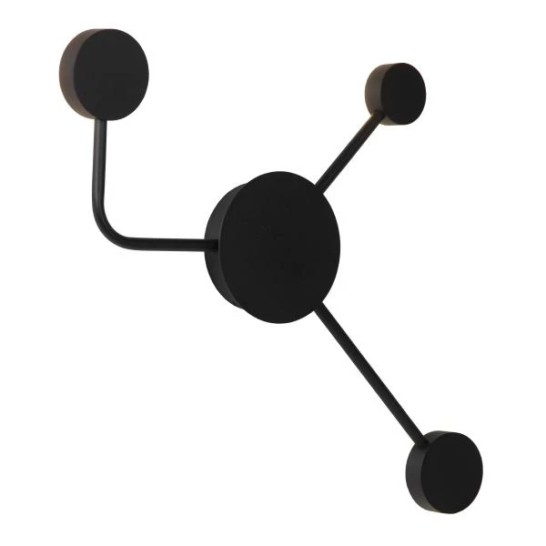 Lucide JAYDEN - Wandleuchte - LED - 3x3,3W 3000K - Schwarz - Detail 2